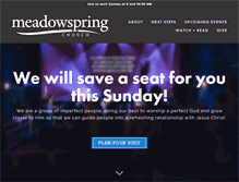 Tablet Screenshot of meadowspring.org